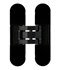 Ivana 55240 onzichtbaar scharnier [3st] 60 kg mat zwart
