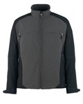Mascot jack - Dresden - drielaags softshell - antraciet / zwart - maat S - 12002-149-1809