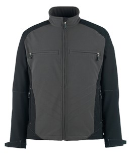 Mascot jack - Dresden - drielaags softshell - antraciet / zwart - maat S - 12002-149-1809