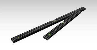 Stabila 80 AS Dark Shadow waterpassen 60cm + 100cm  