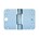BSW Portus extra sterk veiligheidsscharnier VV 090-7/100 x 152 mm - 180 kg - verzinkt GV