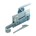 Gebr. Bodegraven boerenklinkstel - skinverpakking incl. schroeven en inslagneus - verzinkt - 70610.B001+barcode