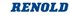 Rollenketting Inox Simp.Bs 1/2In - 08B-1 Renold
