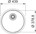 Franke ROX 210.38 Rondo ronde RVS spoelbak met 3 1/2" standaard afvoer