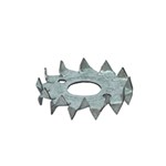 Gebr. Bodegraven kramplaat dubbelzijdig - Ø 48mm - 117mm - verzinkt - 07286.B001+barcode