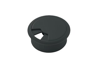 Kabeldoorvoer kunststof 80 mm zwart