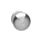 Intersteel knop paddestoel vast - op ronde rozet - RVS - 10mm  
