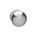 Intersteel knop paddestoel vast - op ronde rozet - RVS - 10mm  
