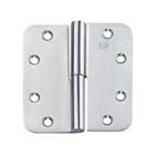 BSW slim-line kogelstiftpaumelle - RVS afgerond - 100 mm(knoop12) - rd bb 867 std - draairichting 2