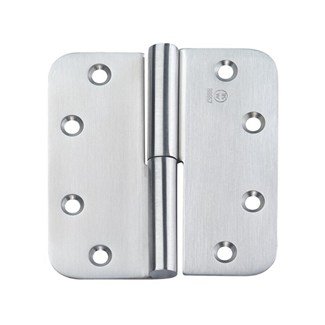 BSW slim-line kogelstiftpaumelle - RVS afgerond - 100 mm(knoop12) - rd bb 867 std - draairichting 2