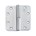 BSW slim-line kogelstiftpaumelle - RVS afgerond - 100 mm(knoop12) - rd bb 867 std - draairichting 2