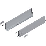 Blum ladezijkant set R+L voor TANDEMBOX Antaro  Hoogte K, incl. afdekkappen  NL: 550 mm  Kleur: Grijs Metallic