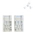 Slimbox/set frontadapters binnenlade h80 wit
