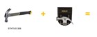 Stanley klauwhamer glasvezel met holster 