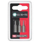 Facom 2240368 Torx bitsen combi set 3 delig - T8-15