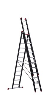 Altrex reformladder 3-delig - Mounter ZR3083 - max. werkhoogte 8,80 m - 3 x 12 sporten