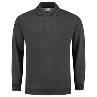 Tricorp polosweater boord - Casual - 301005 - antraciet melange - maat 4XL
