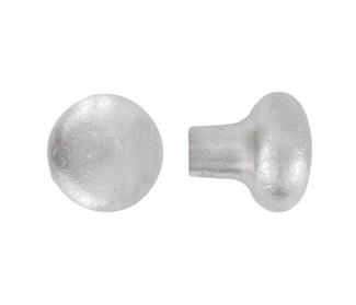 Dauby meubelknop - Pure PT-45 - mat wit brons - 45 mm