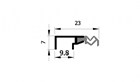 Luvema tochtprofiel - type 2013 - aluminium - 2200 mm
