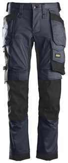Snickers Workwear 6241 Stretch Werkbroek met holsterzakken blauw/zwart - maat 60