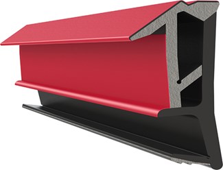 Deventer kaderafdichtingsprofiel - VarioSoft SPV 15 P (folie) - zwart