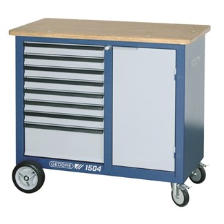 GEDORE verrijdbare werkbank - 1504 0701 - 8 laden