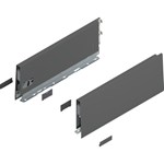 Blum MERIVOBOX zijkant K-hoogte, R+L, 350mm Kleur: orion grijs