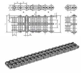 Donghua - Rollenketting - SBSR - Duplex - BS