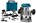 Makita accu boven- en kantenfrees - DRT50ZJX9 - 18V - excl. accu en lader - in Mbox met accessoires