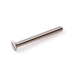Hoenderdaal metaalschroef [200x] - RVS-A2 - platkop - zaagsnede - M6x30mm
