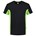 Tricorp T-shirt Bi-Color - Workwear - 102002 - zwart/limoen groen - maat L