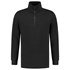 Tricorp sweater ritskraag - Casual - 301010 - zwart - maat XL