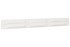 Nedco schoepenrooster alu. 370 x 40 mm RAL9010 wit