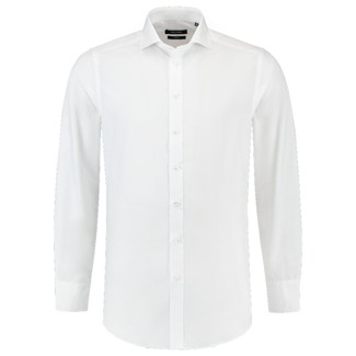 Tricorp heren overhemd Oxford slim-fit - Corporate - 705007 - wit - maat 41/7