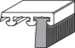 Roto borsteldichtingen 10mm. 60m