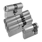 CES cilinders SKG2 gelijksluitend: 1x30/30mm+3x30/45mm+1x0/45mm