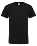 Tricorp T-shirt V-hals - Casual - 101007 - zwart - maat XXL