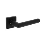 Intersteel deurkruk met rozet - Broome - vierkant - mat zwart
