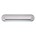 Hoppe briefplaat ovaal 454 - met valklep - 350x73mm - F1