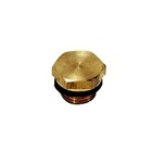 Legris - Plug met buitenzeskant - buitendraad - messing - 0220
