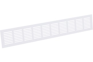 Nedco ventilatiestrip alu.wit 600 x 80mm wit