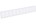 Nedco ventilatiestrip alu.wit 600 x 80mm wit