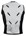 INUTEQ DRY BODYCOOL SMART-X koelvest zilver 3XL