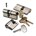 DOM Plura gelijksluitende combinatieset à 3 cilinders SKG2 1x 30-30mm en 1x30-45mm en 1x0-30mm