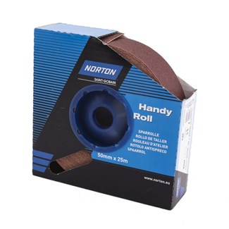 Norton schuurlinnen - - metaal/hout - 50 mm - R222 L=25M P120 
