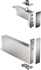 FritsJurgens taatsdeurset - System M 40 mm - Klasse C - Flush rechthoekig - RVS 