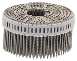 Paslode spoelnagels - in plastic gebonden - RVS A2