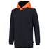 Tricorp sweater met capuchon - High-Vis - ink-fluor orange - maat L