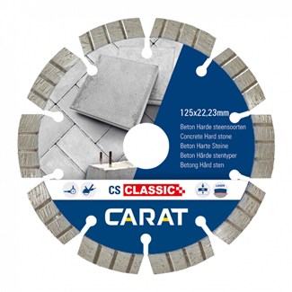 Carat diamantzaagblad - CS Classic voor beton - 125x22,23mm