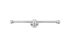 Dauby toiletrolhouder dubbel - Pure Plus - wit brons - 300 mm